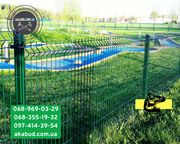 Секційний паркан із сітки 3D,  паркани з профлиста,  навіс,  ворота