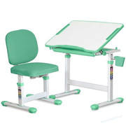 Детский комплект парта и стул Evo-06 Plus зеленый